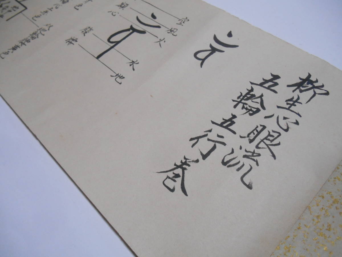 柳生心眼流五輪五行巻 武術 古武道 巻物 古文書 秘伝書 柔術 剣術 柳生心眼流五輪五行巻 武術 古武道 巻物 古文書 秘伝書 柔術 剣術