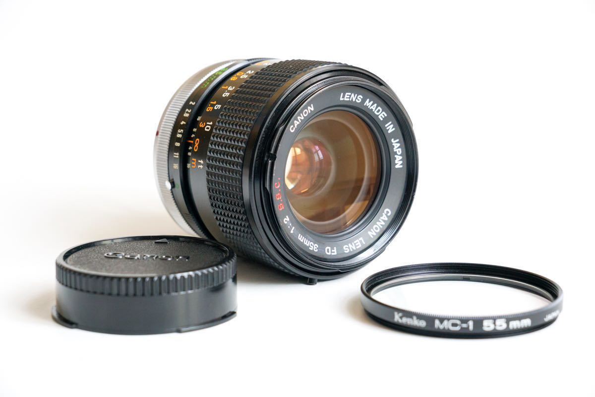 在庫限品 FD 希少　Canon 35mm レンズ SSC F2 レンズ(単焦点)