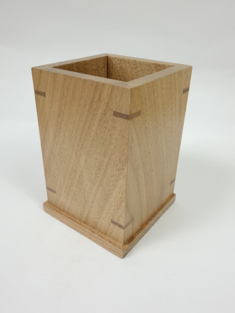  Hokkaido handmade small articles japanese ... material pcs attaching penholder wooden pen stand .. length furniture shop. worker . made 