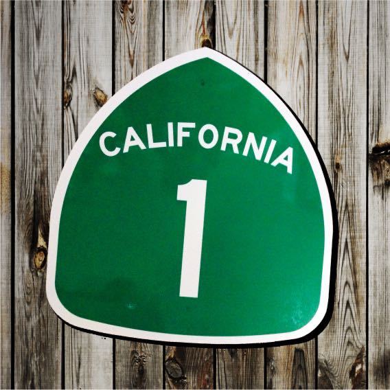 カリフォルニア 道路標識 看板 アメリカ ディスプレイ プレート サイン カリフォルニア1