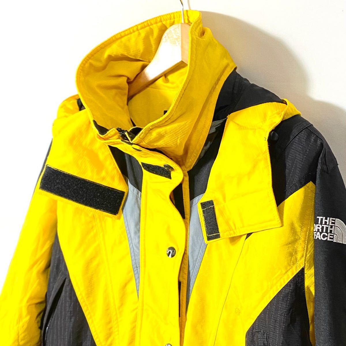 ■女性用 90s 90年代 ビンテージ THE NORTH FACE ノースフェイス extreme LIGHT リップストップ ナイロン マウンテンパーカー 古着■_画像2