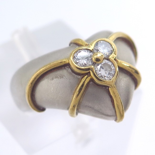 品揃え豊富で リング◇ダイヤモンド0.33ct Pt900/K18YG 13-号 オシャレ