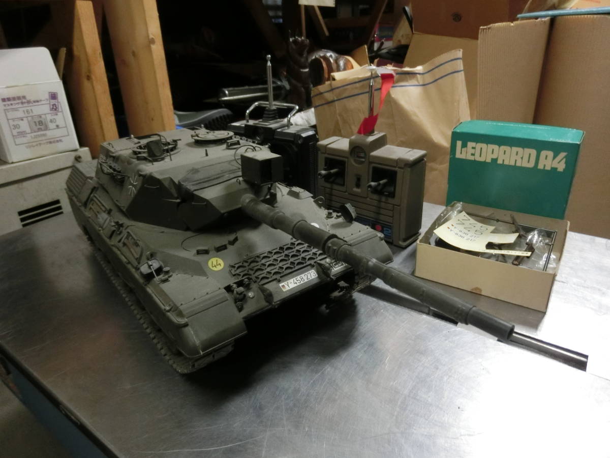 重戦車 1/16 ラジコン戦車 レオパルドA4 プロポ2個 動作未確認 タミヤ