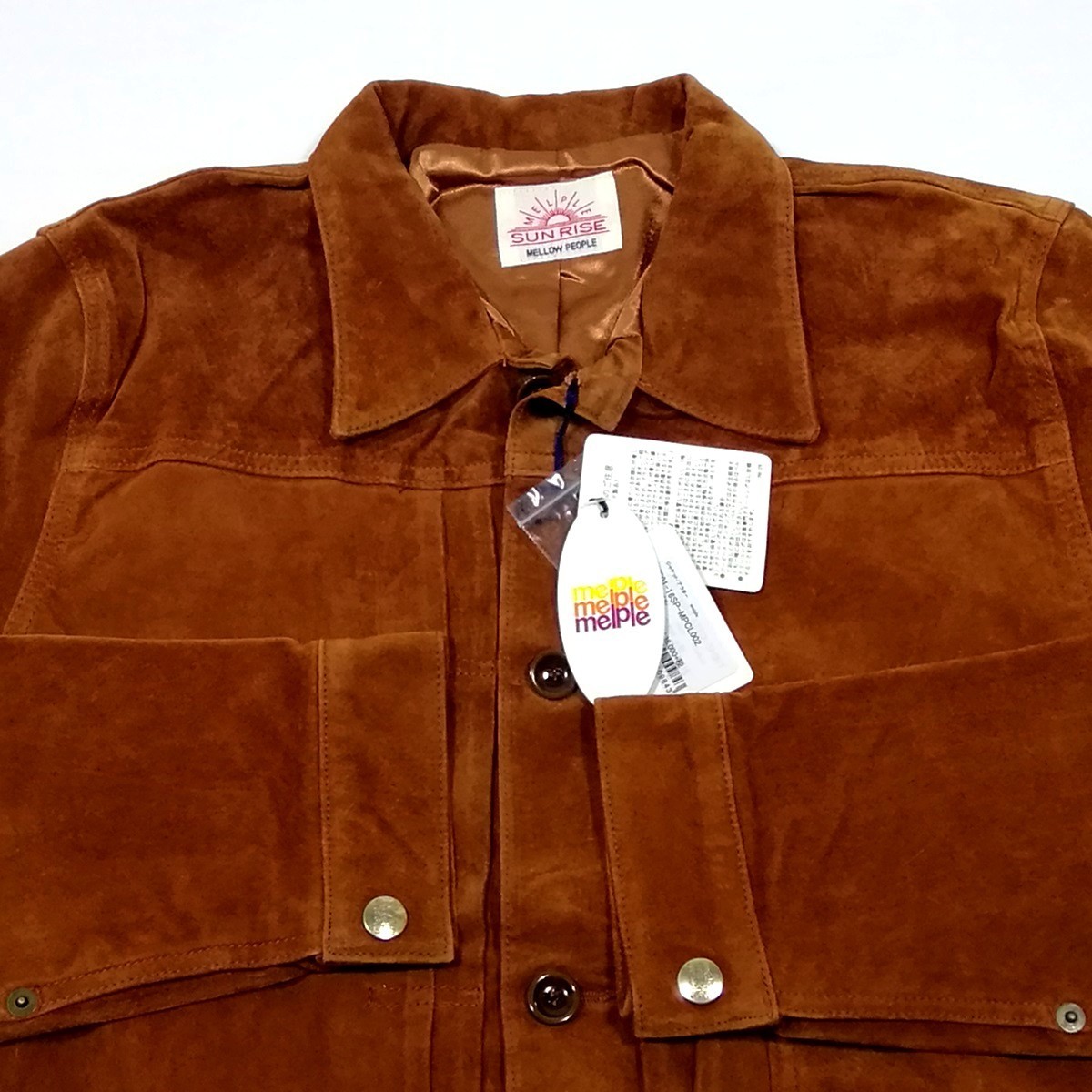 即決 新品 3 9万 melple メイプル 1st ファースト Gジャン スウェード