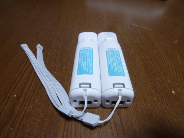 R055《送料無料 即日発送 動作確認済》Wii　リモコン　コントローラ　ストラップ　VL-003 任天堂　純正　白　ホワイト