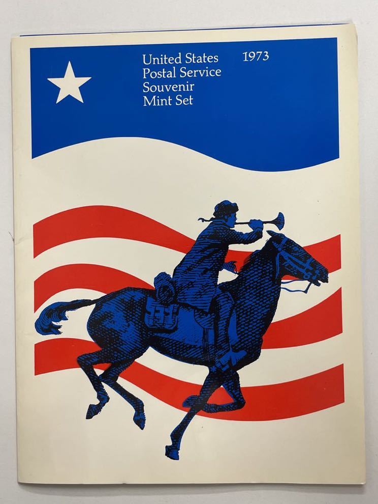 ◆◆ アメリカ 切手 United States 1973 Postal Service Souvenir Mint Set_画像2