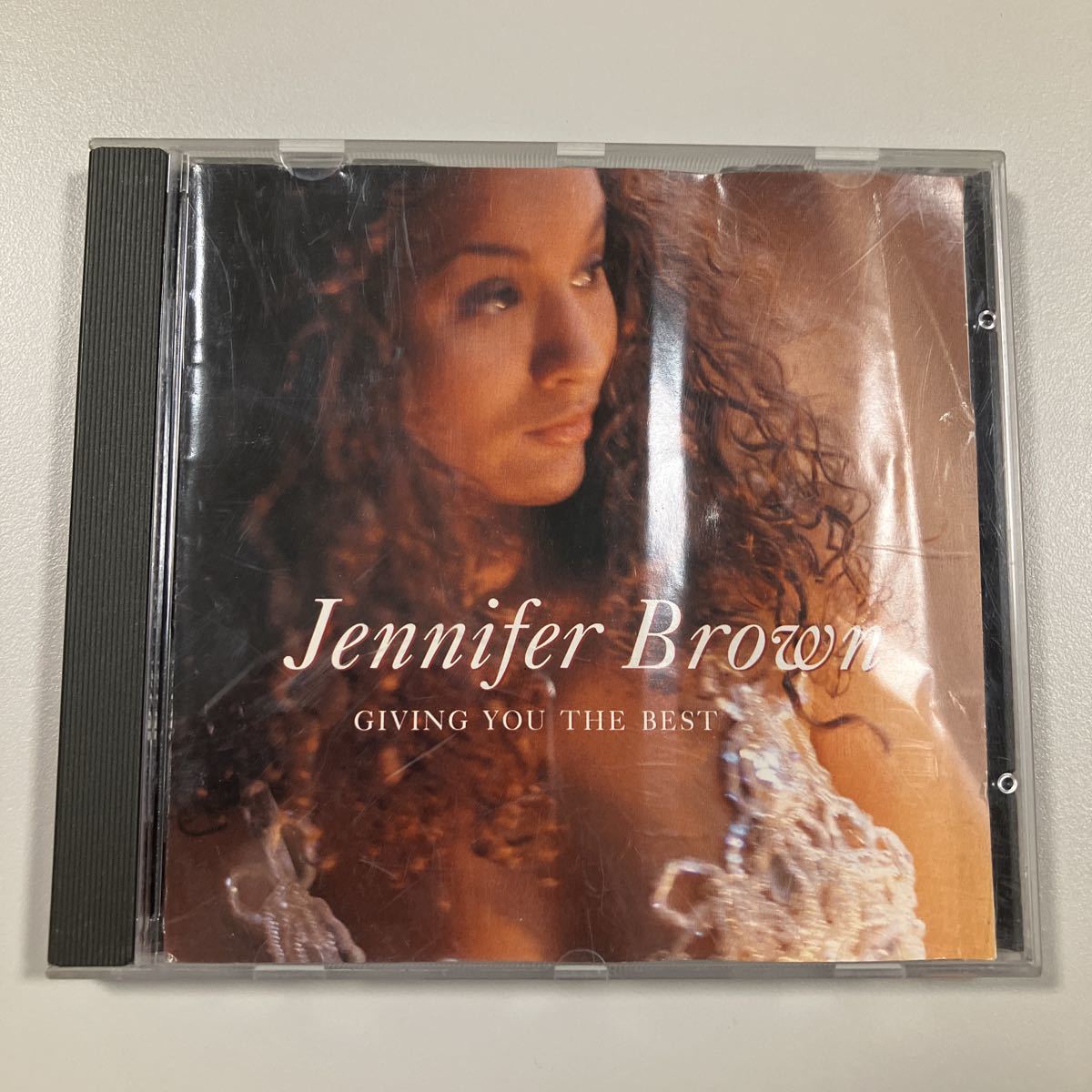 【22-03A】貴重なCDです！ 輸入盤　Jennifer Brown GIVING YOU THE BEST_画像1