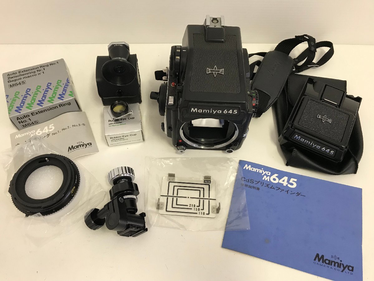 Mamiya マミヤ M S 中判カメラ ボディ、プリズムファインダー