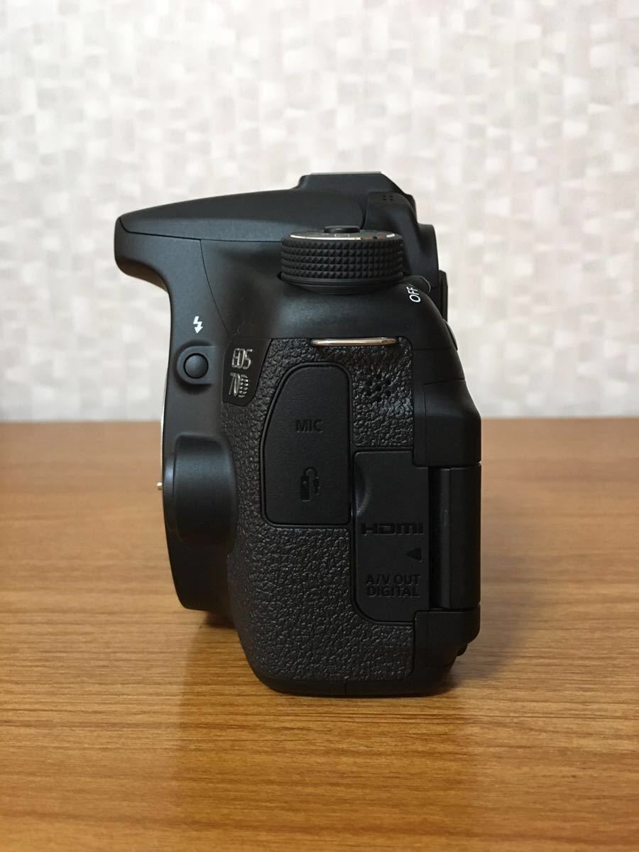 Canon キャノン EOS70D ボディのみ　外観美品　シャッター回数21000回台　ジャンク _画像3