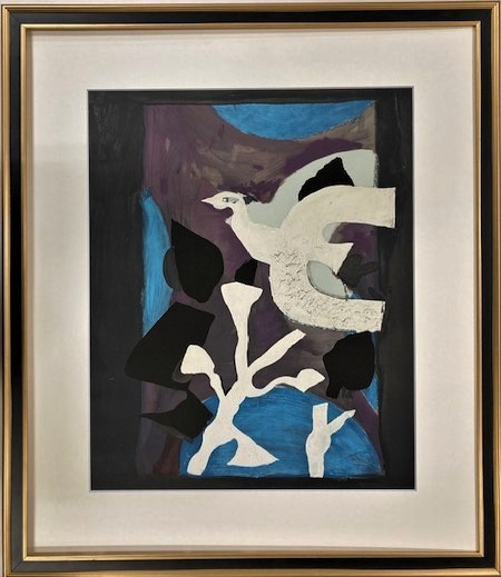 【特価】　≪　　ジョルジュ ブラック 　　　≫　　オリジナルリトグラフ【石版画】　　1967年　　 GEORGES　BRAQUE