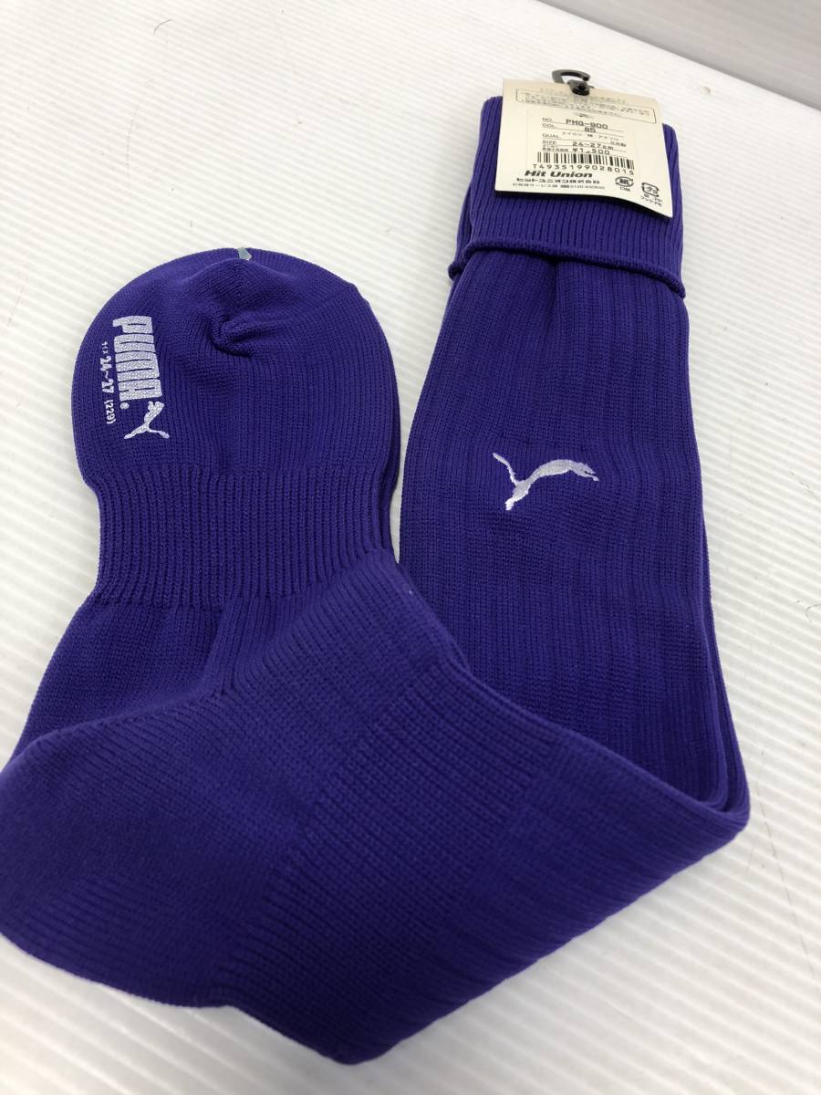 V[ socks 2 pair ] purple together PUMA PGM-900 long-term storage stock goods (NF220426)Zi-210-340