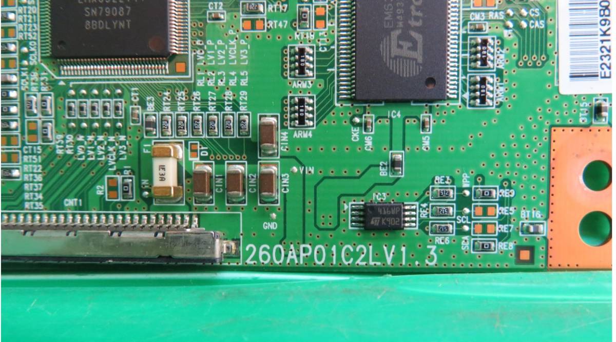 T-1872V free shipping!TOSHIBA Toshiba liquid crystal tv-set 26AV550 liquid crystal control basis board (T-CON basis board ) parts 