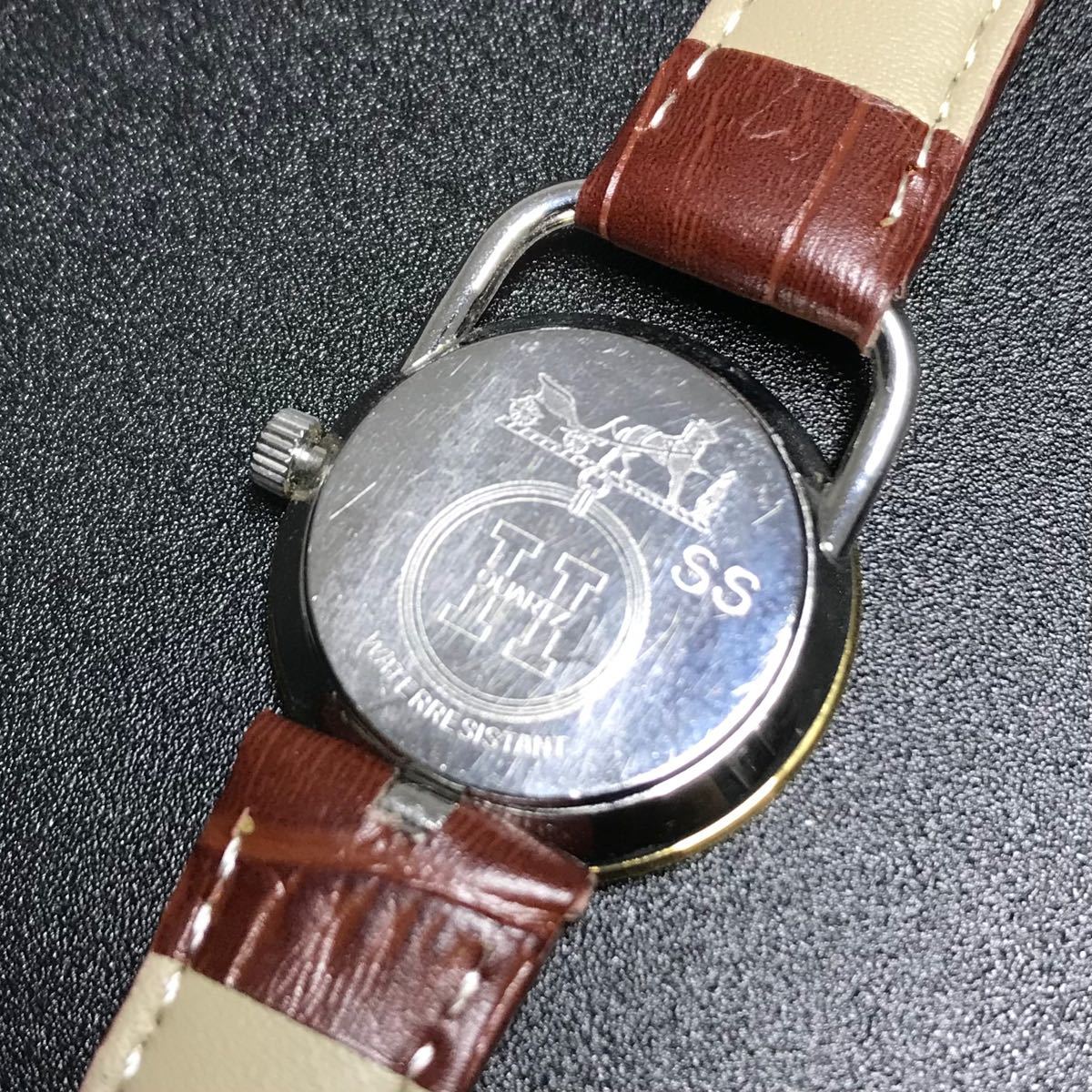【正規品 良品】 エルメス 腕時計 アルソー ゴールドコンビ 可動品 レディース腕時計 未使用ベルト 【2204He13】