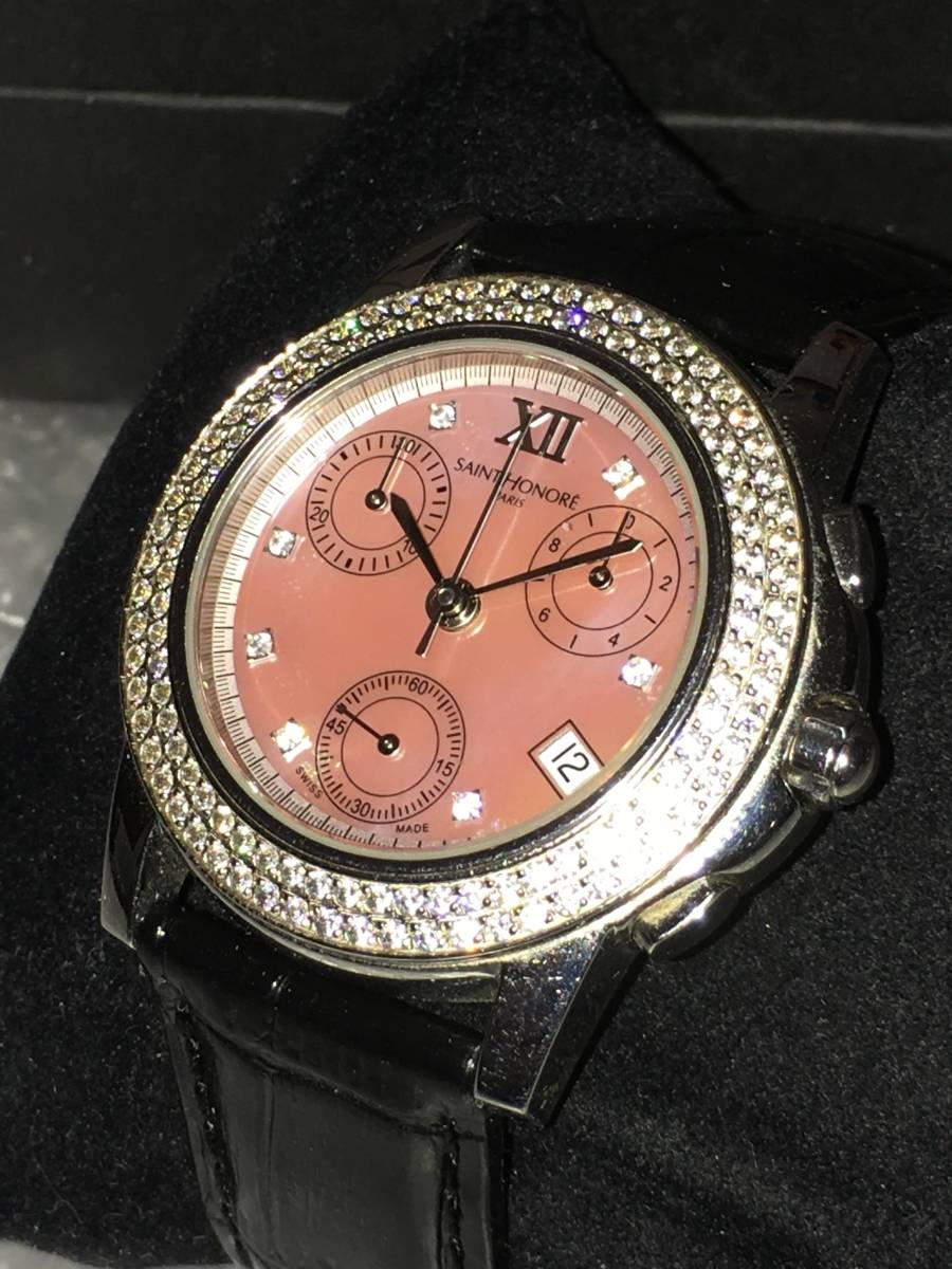  Saint Honore Speed board chronograph pink pearl reference regular price \\139,650 USED goods 