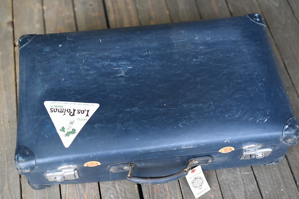 106199 ヴィンテージ　英国 グローブ トロッター 「GLOBE TROTTER」 トランクケース　ビンテージ　アンティーク　スーツケース　革鞄_画像2