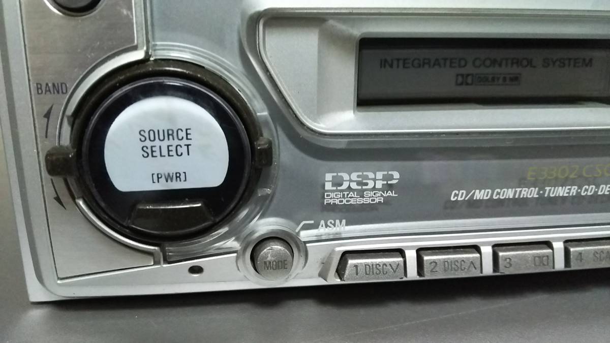 ECLIPSE イクリプス カーオーディオ ステレオ デッキ CD/カセットプレーヤー E3302CSC 2din 動作未確認 【EQ DSP AUX チューナー テープ_画像5