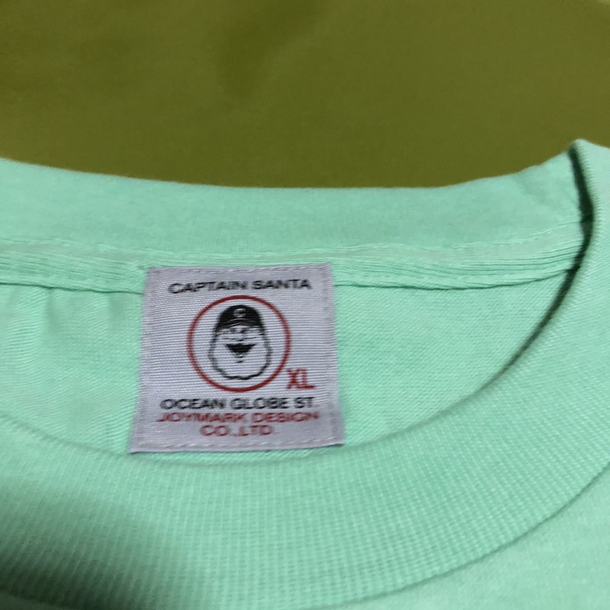 即決★新品キャプテンサンタ★プリントがお洒落な半袖Tシャツ　ペパーミントグリーン　XL_画像3