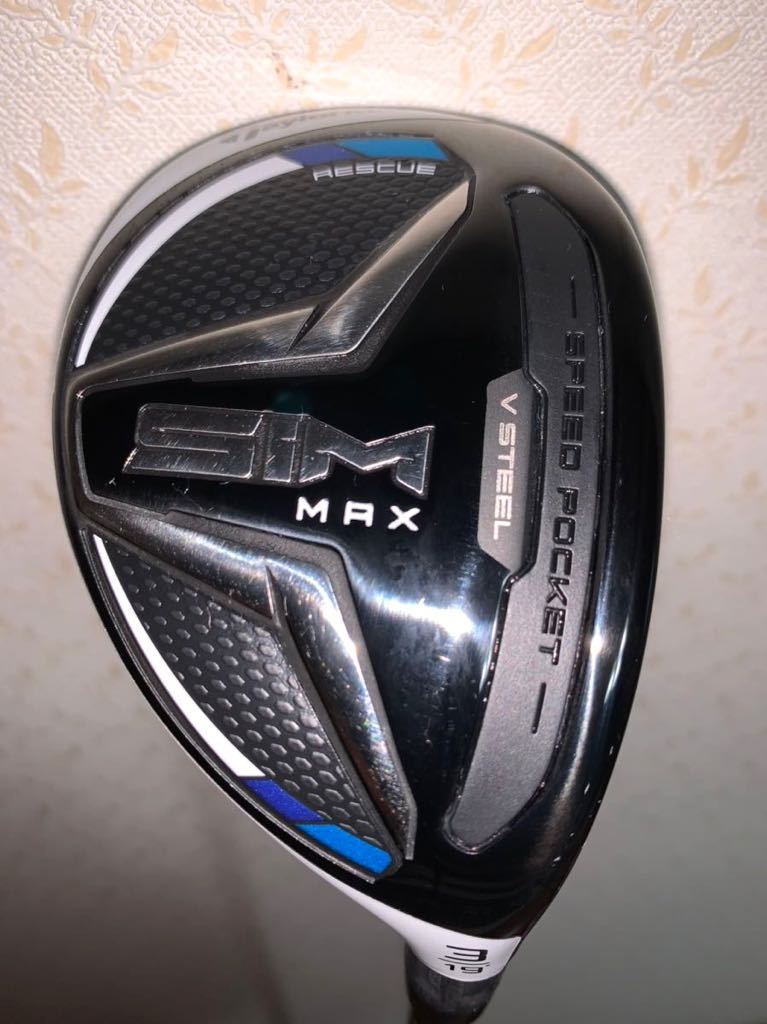 美品】テーラーメイド SIM MAX レスキュー シムマックス 3番(19度