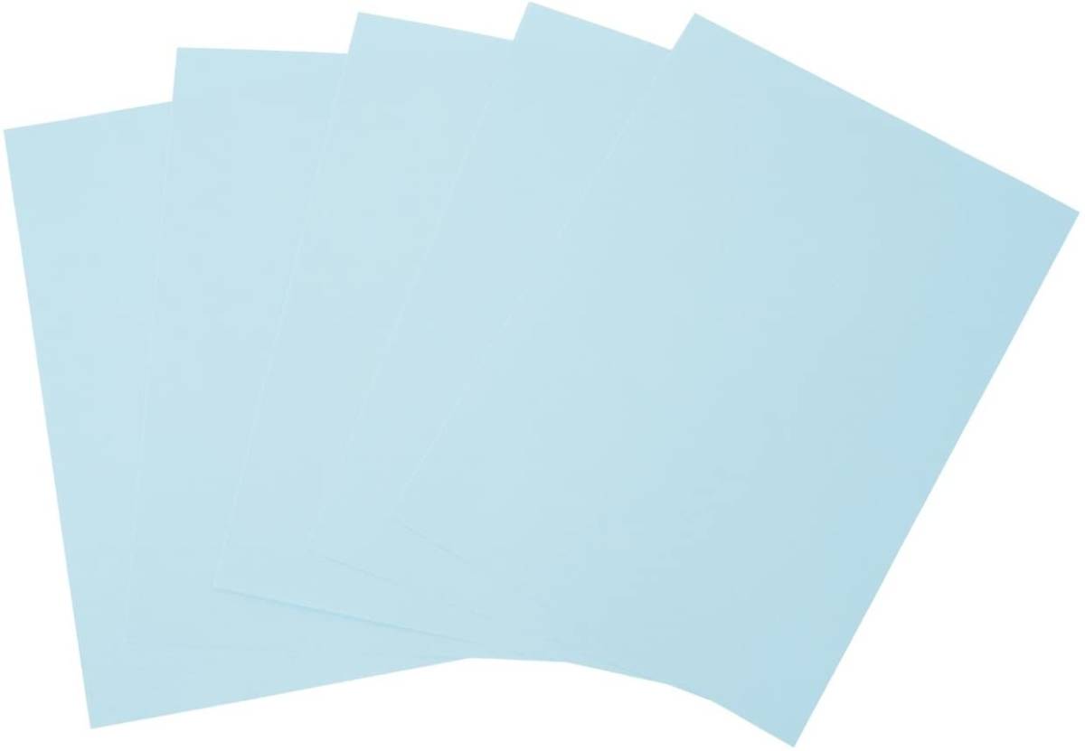 APP カラーコピー用紙 B5 ブルー 紙厚0.09mm 100枚_画像3