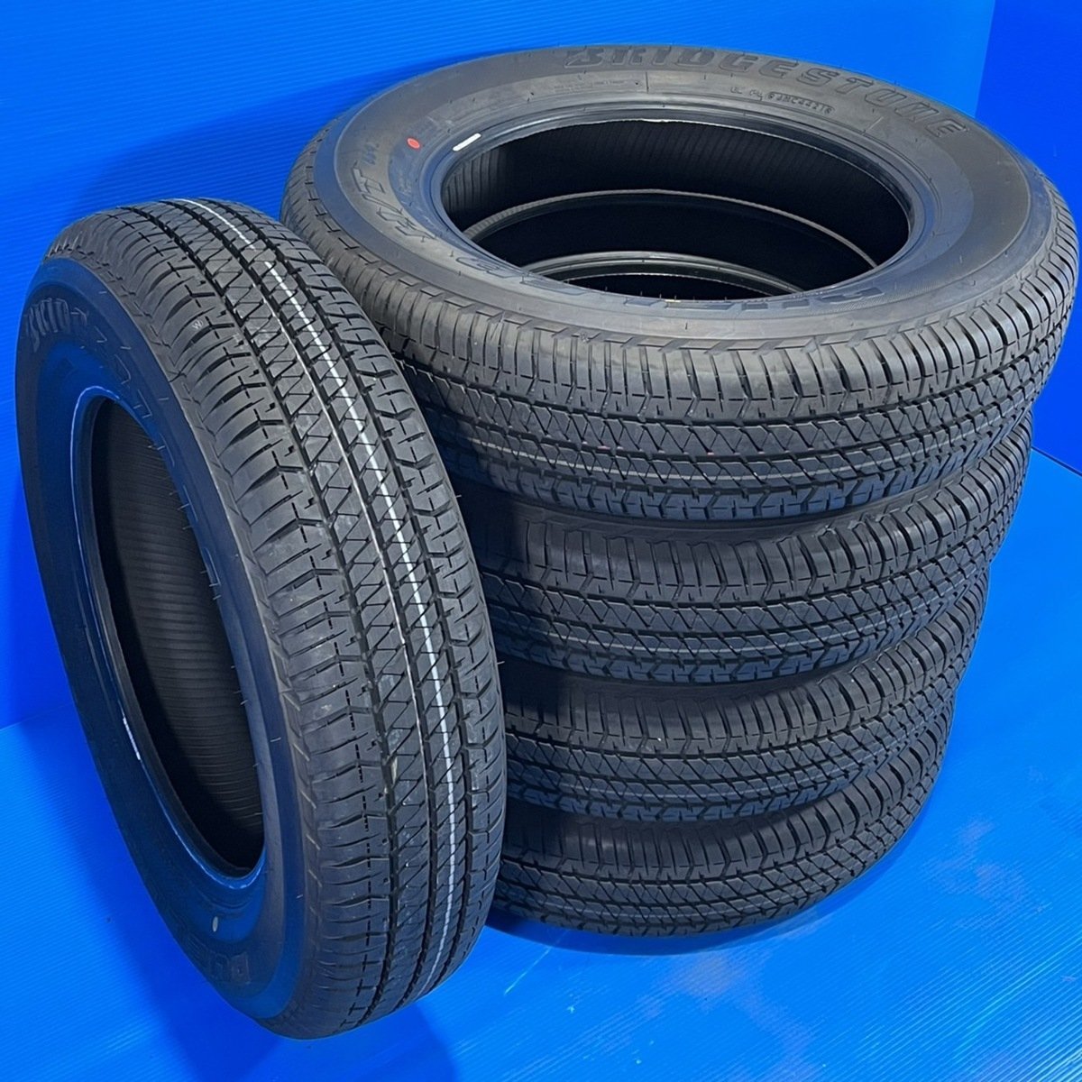 ① 新車外し 良品 バリ山 175/80R16 BRIDGESTONE DUELER H/T 684Ⅱ 16インチ タイヤ 5本SET スズキ ジムニー JB64 車検用 純正戻し 4421_画像1