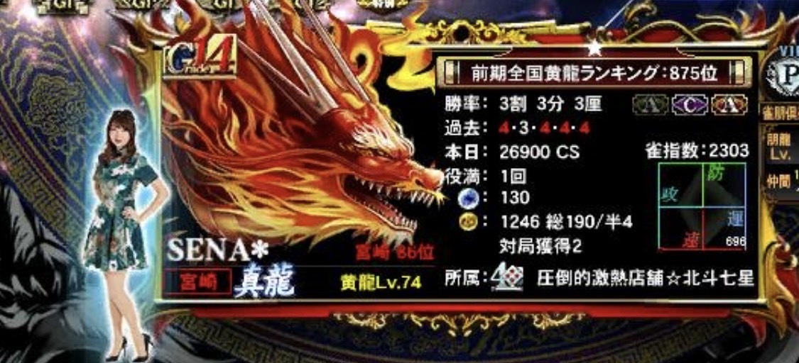 麻雀格闘倶楽部◇カードデータ