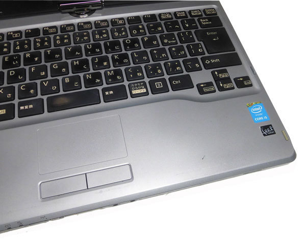  exterior with defect Windows10 Pro 64bit Fujitsu LIFEBOOK T734/H Core i5-4300M 2.6GHz 4GB 320GB multi Web camera HDMI Bluetooth touch panel 