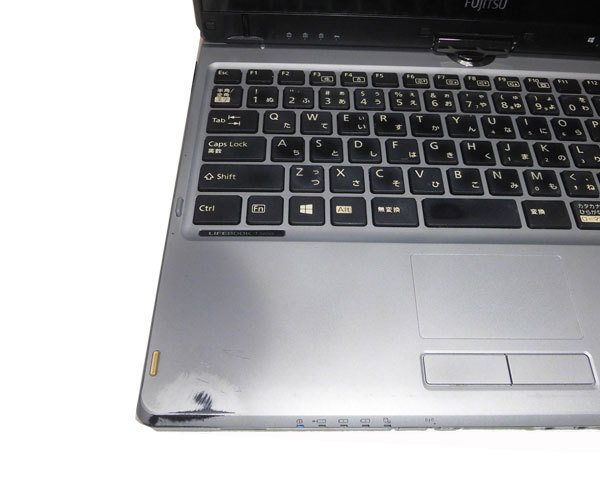  exterior with defect Windows10 Pro 64bit Fujitsu LIFEBOOK T734/H Core i5-4300M 2.6GHz 4GB 320GB multi Web camera HDMI Bluetooth touch panel 