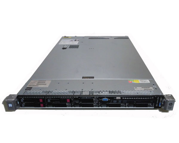 HP ProLiant DL360 Gen9 755258-B21 Xeon E5-2623 V3 3.0GHz 4GB 300GB×3 (SAS 2.5インチ) DVDマルチ Smartアレイ P440ar AC*2