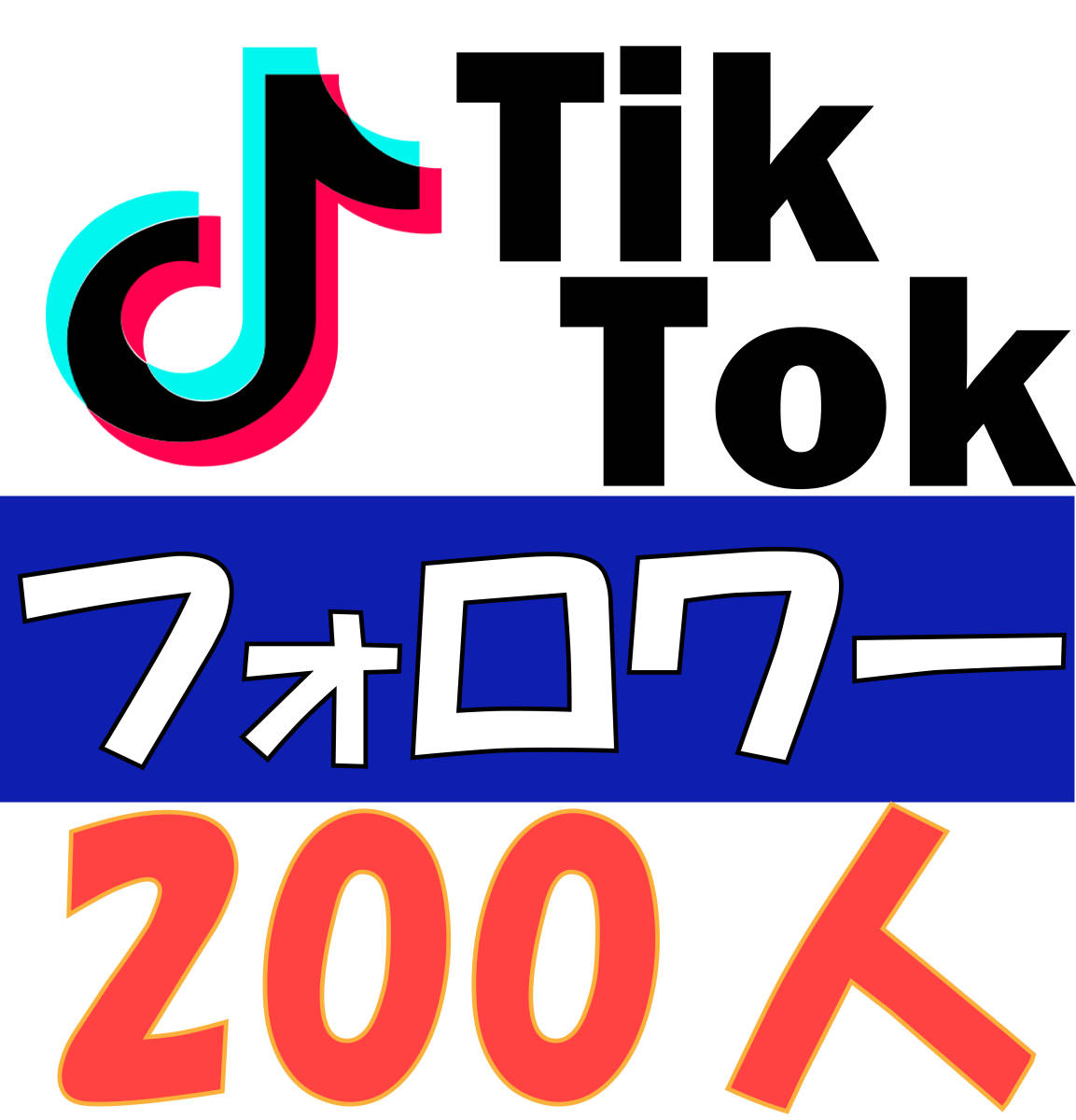 保障あり Tik Tok フォロワー 200増加 公式API使用 SNS ティックトック 