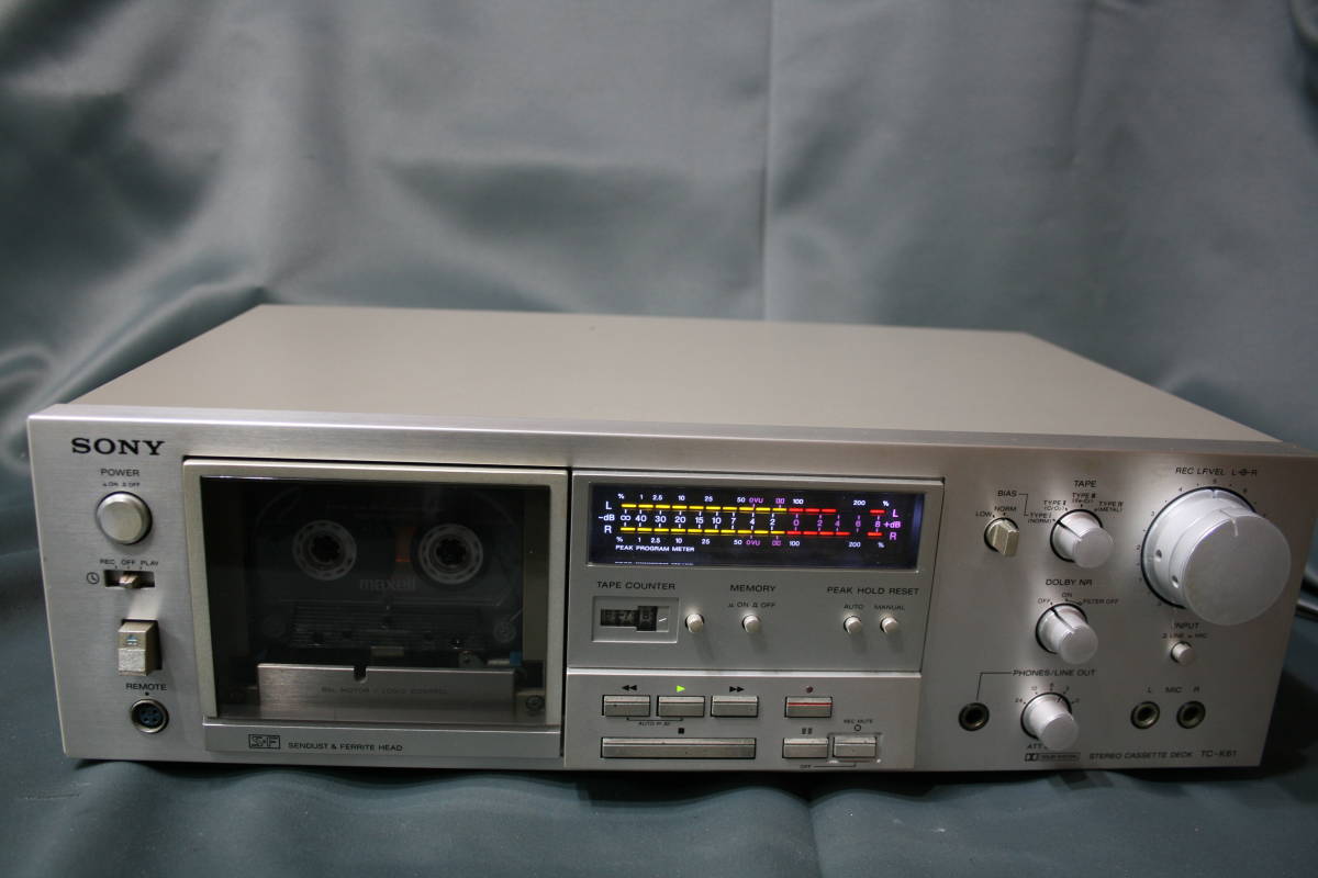 動作OK】名機 ヴィンテージ SONY TC-K61 Limited カセット camping.com