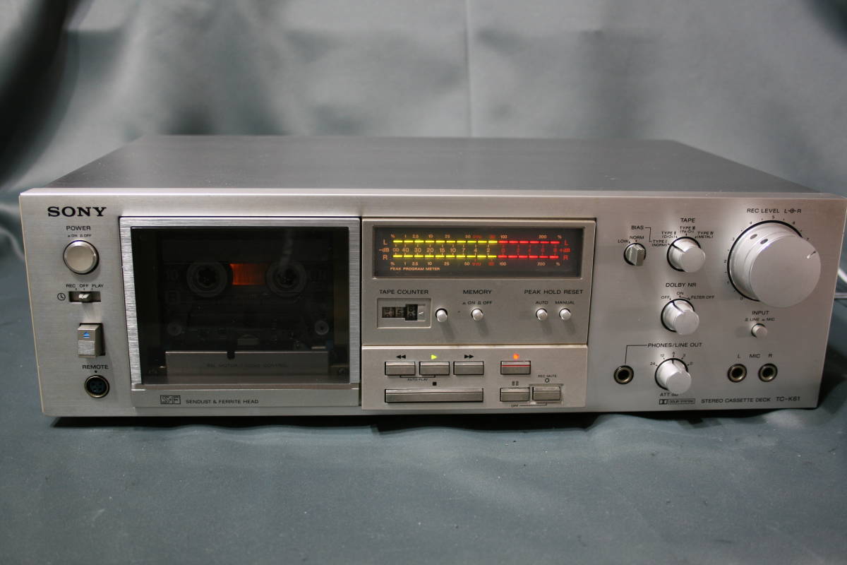 SONY TC-K61 カセットデッキ動作品 | www.avredentor.com.br