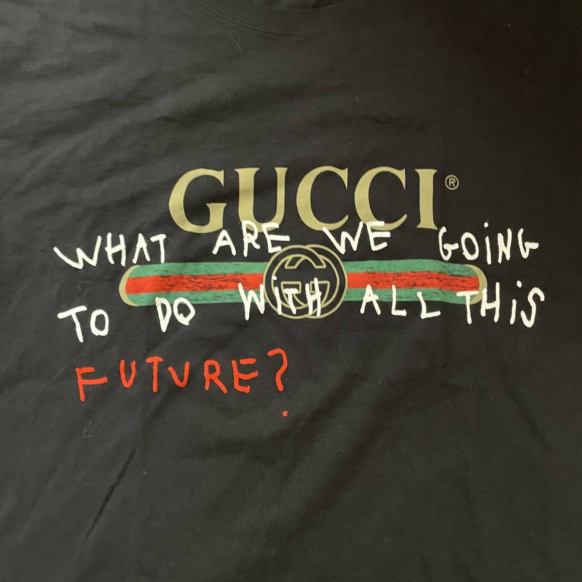 GUCCI What Are We Going To Do With All This Future? Logo Coco