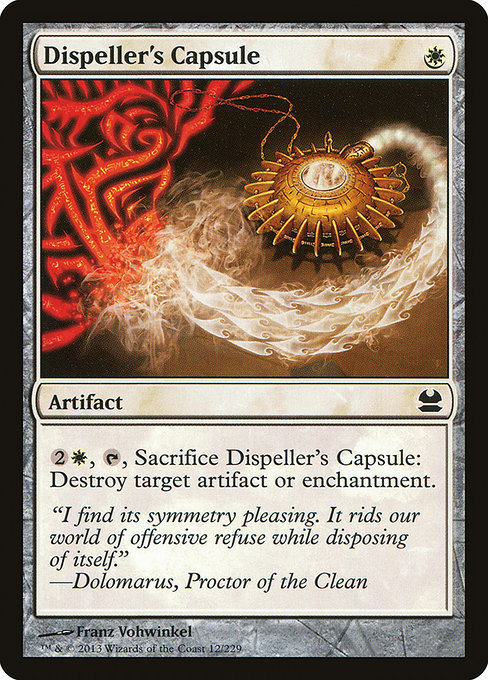 MTG ■白/英語版■ 《祓い士の薬包/Dispeller's Capsule》モダンマスターズ MM1_画像1