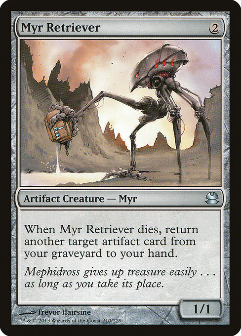 MTG ■無/英語版■ 《マイアの回収者/Myr Retriever》モダンマスターズ MM1_画像1