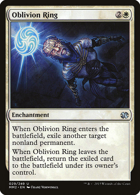 MTG ■白/英語版■ 《忘却の輪/Oblivion Ring》モダンマスターズ2015 MM2_画像1