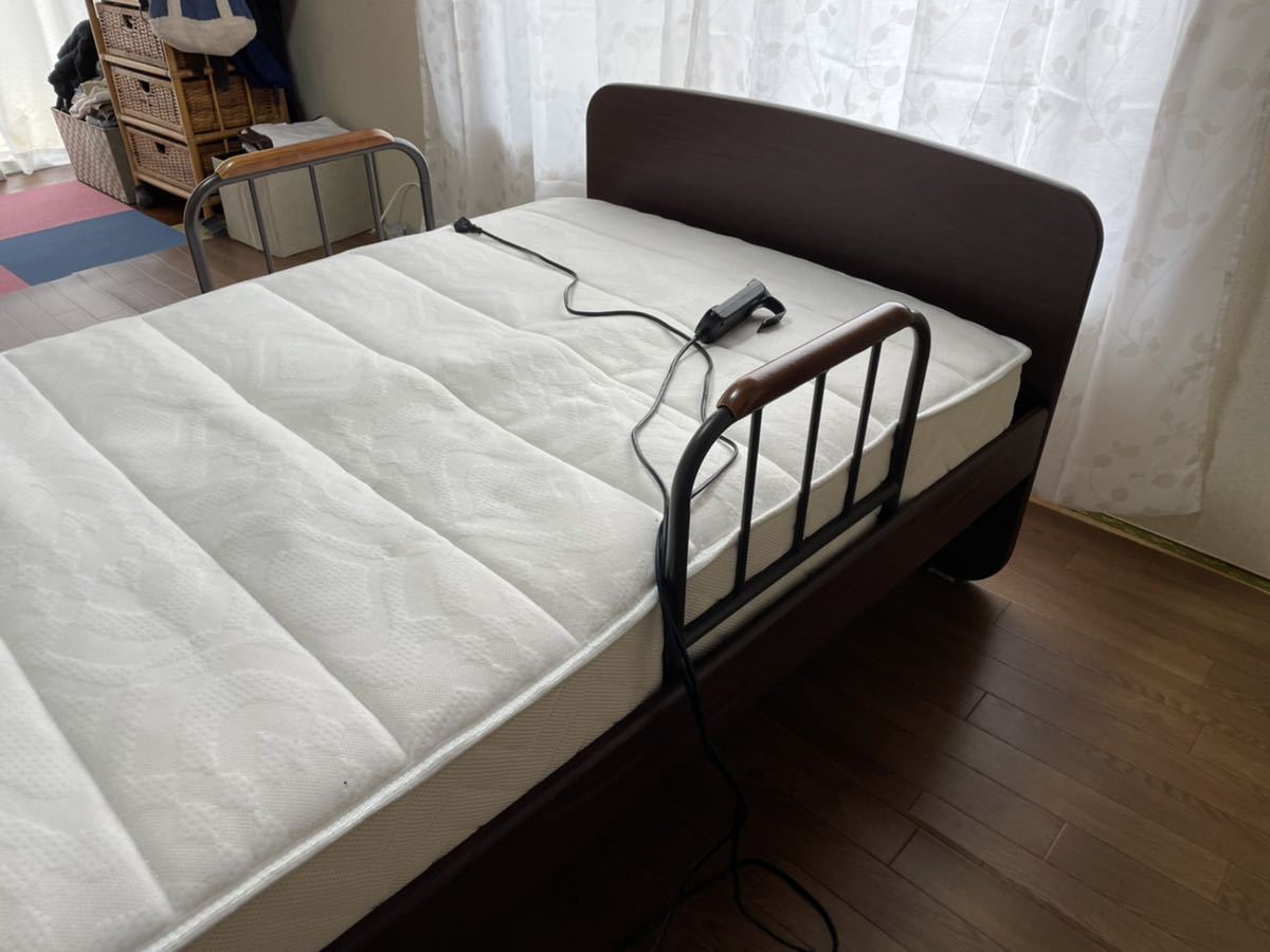 【美品】リクライニングベッド ベッド ニトリ 介護 電動ベッド ツーモーター_画像1
