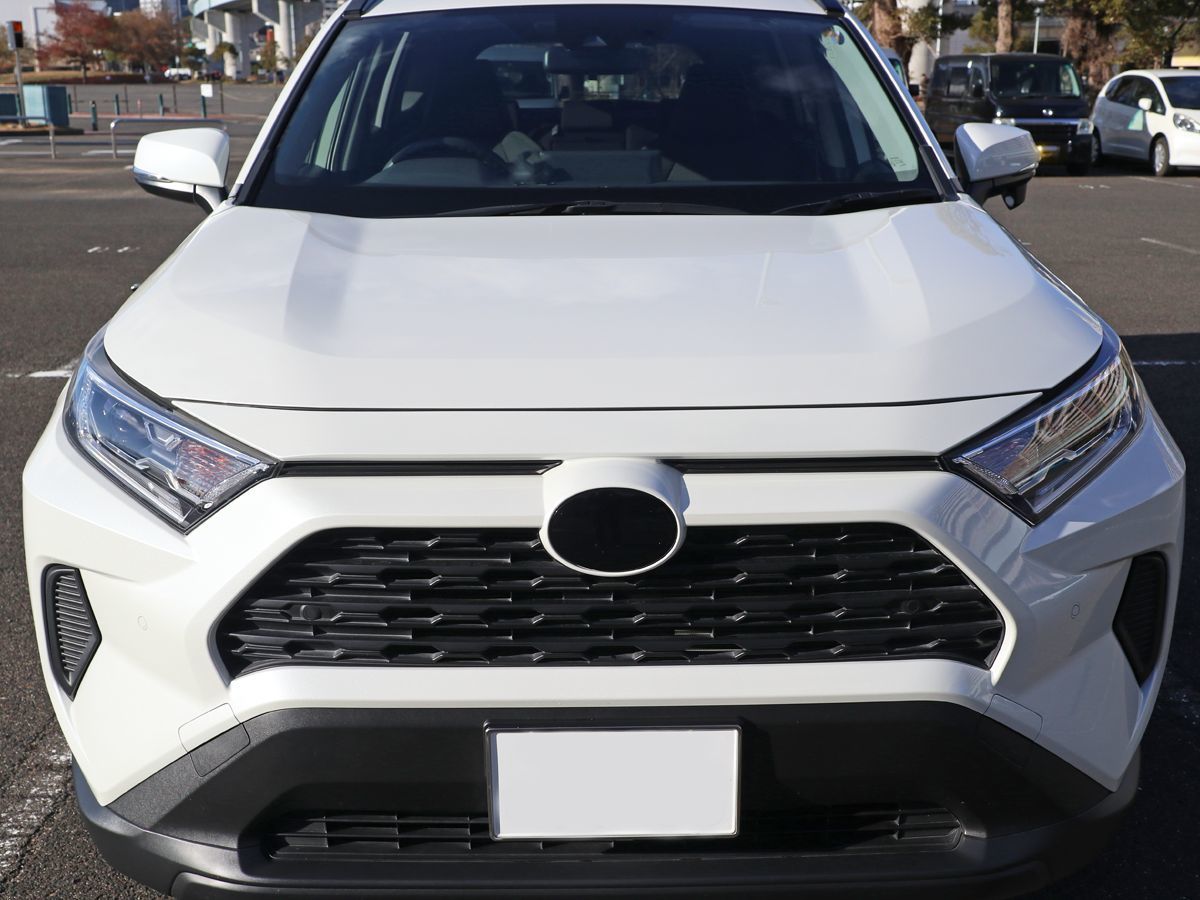 Tint+水洗→再利用Okエンブレム スモークフィルム(ブラックスモーク5％ 1枚) RAV4 MXAA52/MXAA54/AXAH52/AXAH54 50系 ラブ4_画像6