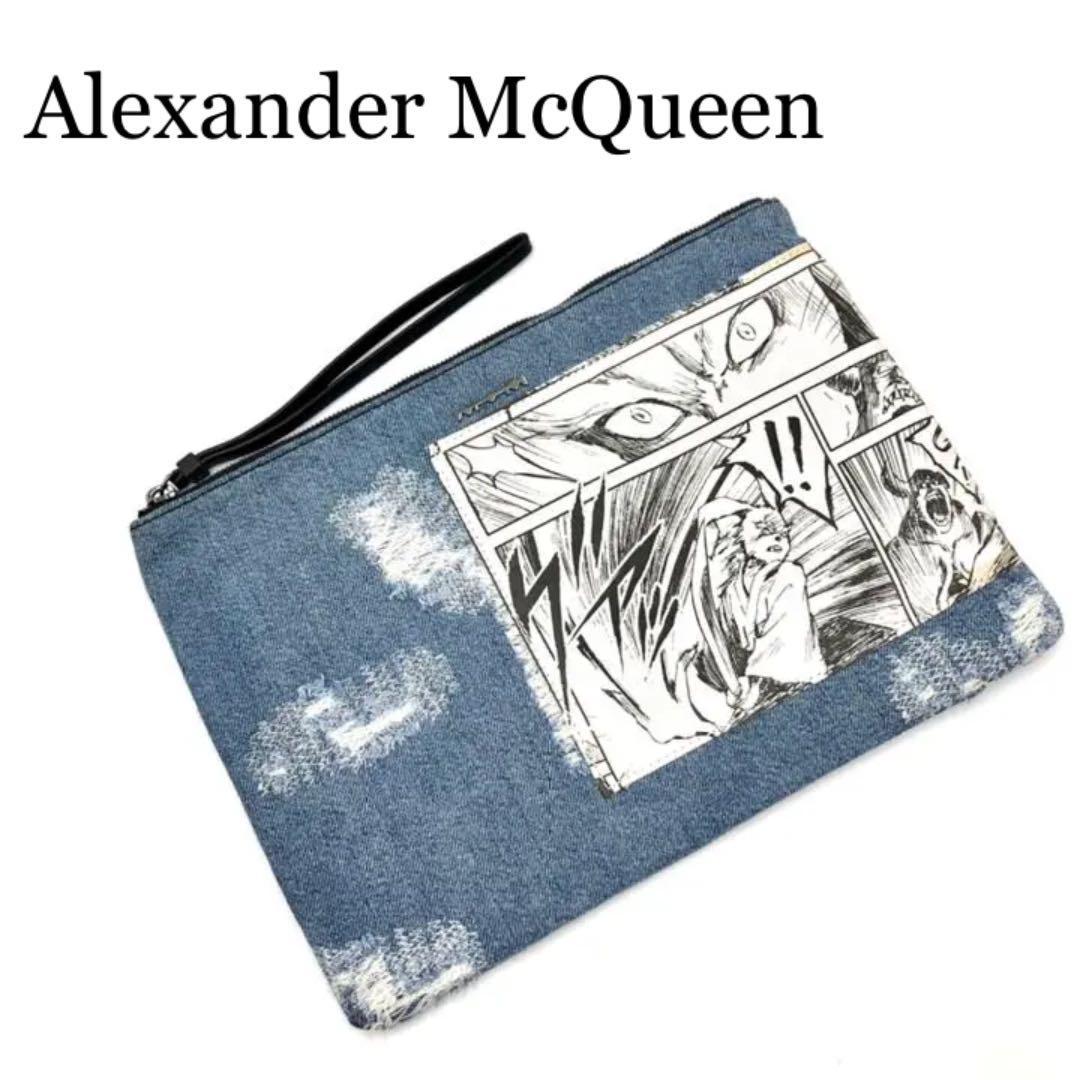 『Alexander McQueen』アレキサンダーマックィーン クラッチバック_画像1