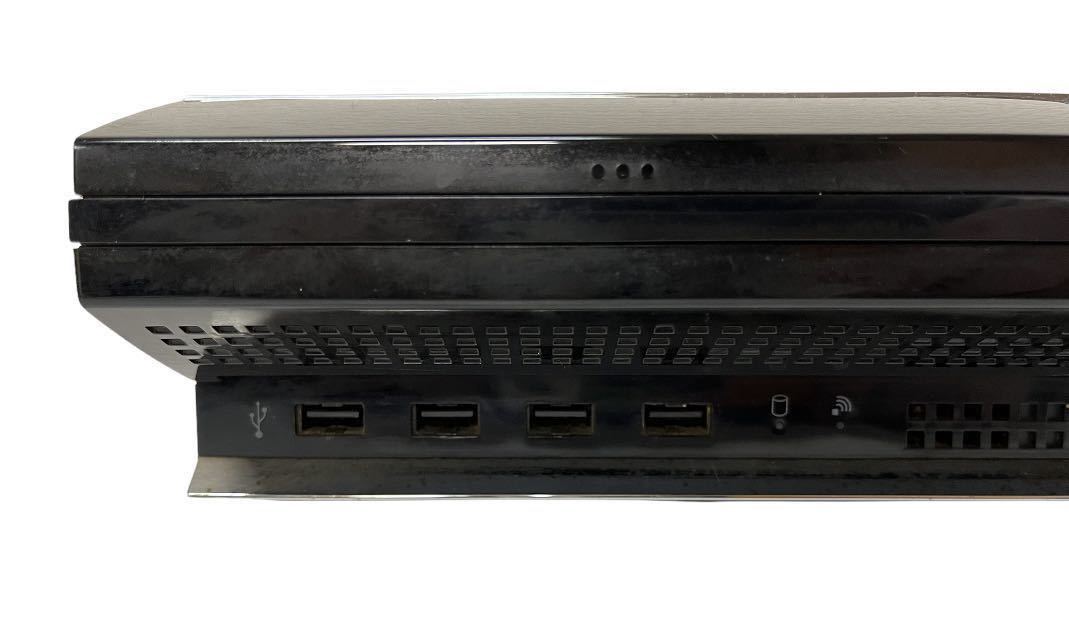 SONY PlayStation3 初期型 CECHA00 PS3 プレイステーション3 ソニー ケーブル コントローラー DUALSHOCK3 リモコン付属 ジャンク ■_画像3