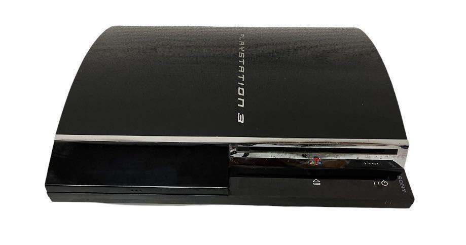 SONY PlayStation3 初期型 CECHA00 PS3 プレイステーション3 ソニー ケーブル コントローラー DUALSHOCK3 リモコン付属 ジャンク ■_画像2