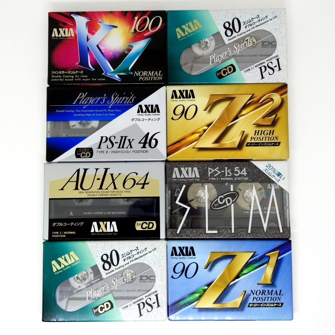 送料無料 新品未開封 AXIA カセットテープ8本 富士フィルム 送料無料 新品未開封 AXIA カセットテープ8本 富士フィルム