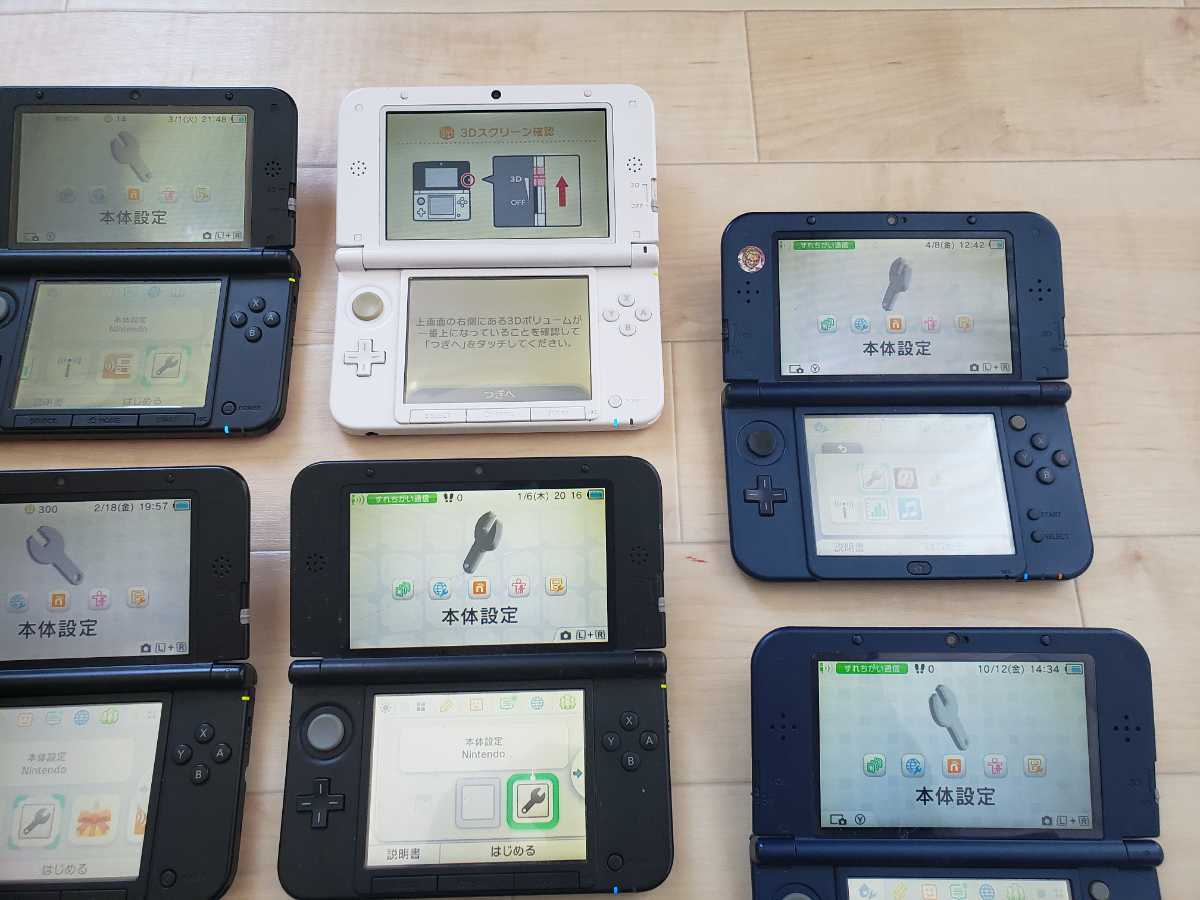 □ 2DS 1台 3DSLL 5台 New3DS 3台 New3DSLL 2台 本体のみ 合計11台