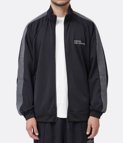 stripes for creative TRACK JACKET L black sfc ennoy stripes for creative TRACK JACKET L black sfc ennoy