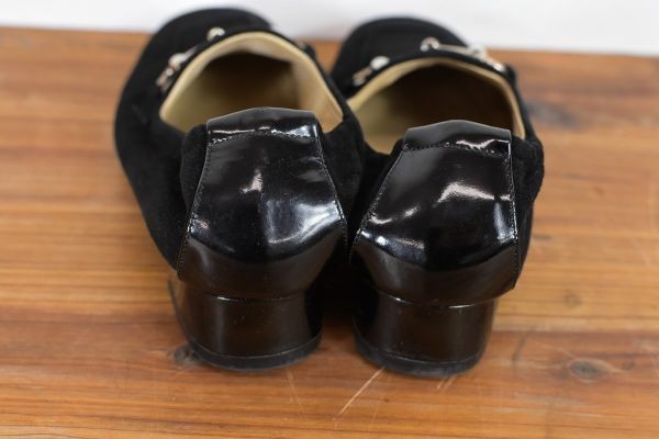 AW A1383 GUCCI グッチ レディース スエード パンプス ビット
