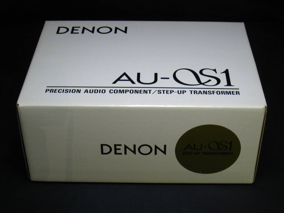 DENON】 AU-S1 MCカートリッジ用 昇圧トランス (元箱付き) DENON】 AU-S1 MCカートリッジ用 昇圧トランス (元箱付き)