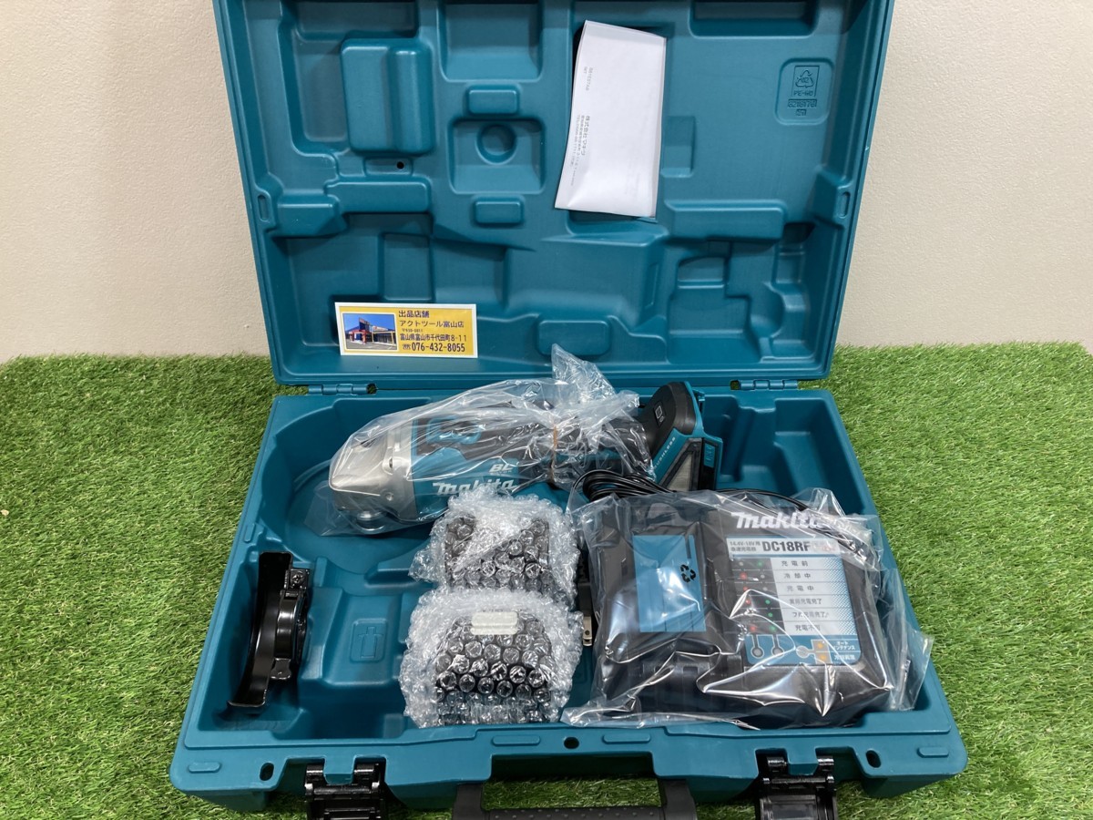 2個出品!【未使用品】makita☆100mmコードレスディスクグラインダ