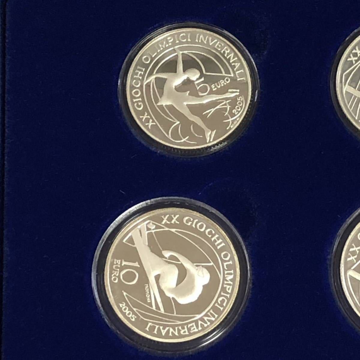 トリノオリンピック2006 銀貨6枚セット 冬季競技大会 公式記念コイン