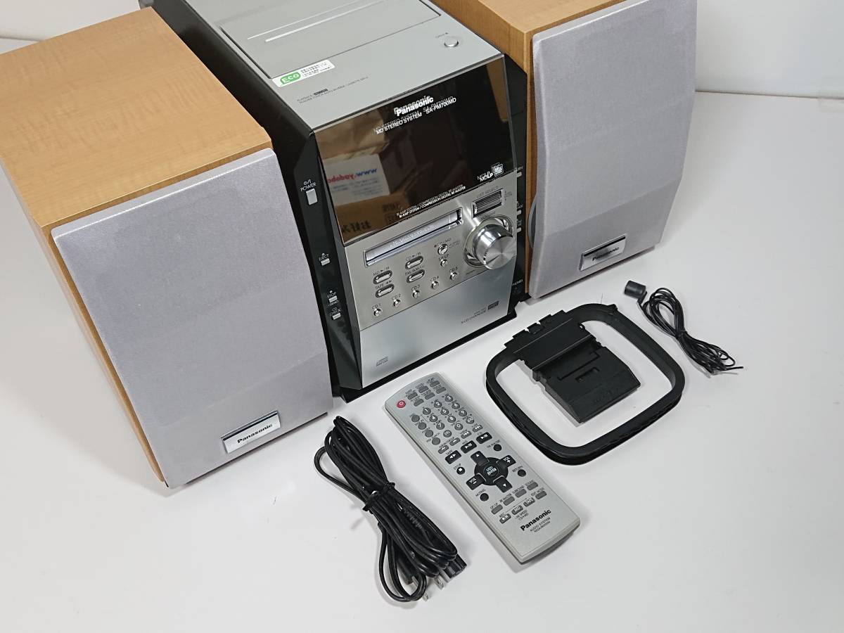 良品 Panasonic MDステレオシステム SC-PM700MD SA-PM700MD/SB 良品 Panasonic MDステレオシステム SC-PM700MD SA-PM700MD/SB