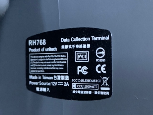 (JT2404)... *   Япония 【RH768】 UHF RFID портативный   терминал  　 подержанный товар 　 гарантия  есть 　 продается то, что представлено на фотографиях  