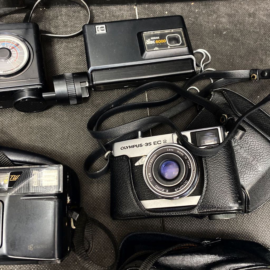 (406y15) カメラ コンパクトカメラ フィルムカメラ まとめ カメラ用品 カメラ本体 OLYMPUS Konica Canon PENTAX 他 動作未確認 ジャンク_画像4